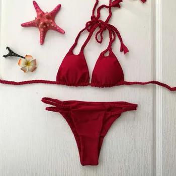 Sexy Women Bandage Bikini Set Push-up Padded Bra Swimsuit Summer Solid Bathing Suit Swimwear Bikini ze setzen
Sexy Women Bandage Bikini Set Push-up Padded Bra Swimsuit Summer Solid Bathing Suit Swimwear Bikini ze setzen