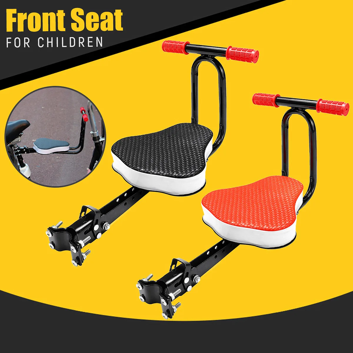 Foldable Adjustable Quick Release Seat Children Bicycle Seat Bike Saddle for Kids Safety Seat with Armrest Pedal Bike Accessory
Foldable Adjustable Quick Release Seat Children Bicycle Seat Bike Saddle for Kids Safety Seat with Armrest Pedal Bike Accessory