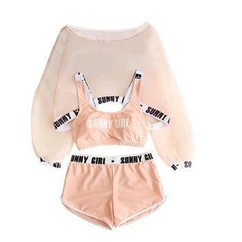 Tankini Set New Ladies Letter Print Swimwear Sexy Slim Cute Girls Four Pieces Bikinis Sets Shorts Swimsuit Bathing Suit Biquinis
Tankini Set New Ladies Letter Print Swimwear Sexy Slim Cute Girls Four Pieces Bikinis Sets Shorts Swimsuit Bathing Suit Biquinis