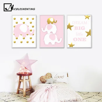 Dream Big Elephant Pink Cartoon Posters and Prints Minimalist Wall Art Canvas Painting Nusery Wall Picture Baby Living Room
Dream Big Elephant Pink Cartoon Posters and Prints Minimalist Wall Art Canvas Painting Nusery Wall Picture Baby Living Room