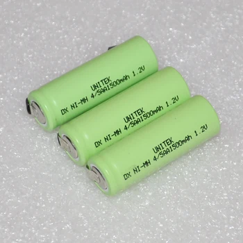 5-10pc 1.2V 4/5AA rechargeable battery 1500mah 4/5 AA ni-mh nimh 14430 cell with welding tab pins for electric shaver toothbrush
5-10pc 1.2V 4/5AA rechargeable battery 1500mah 4/5 AA ni-mh nimh 14430 cell with welding tab pins for electric shaver toothbrush