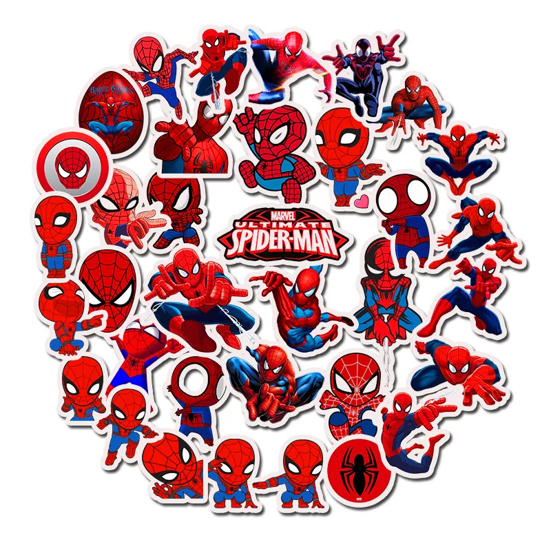 50Pcs Spider man Super Hero MARVEL Stickers Kids Toy The Avengers Sticker Bomb spiderman Skateboard Luggage Laptop Car stickers
50Pcs Spider man Super Hero MARVEL Stickers Kids Toy The Avengers Sticker Bomb spiderman Skateboard Luggage Laptop Car stickers