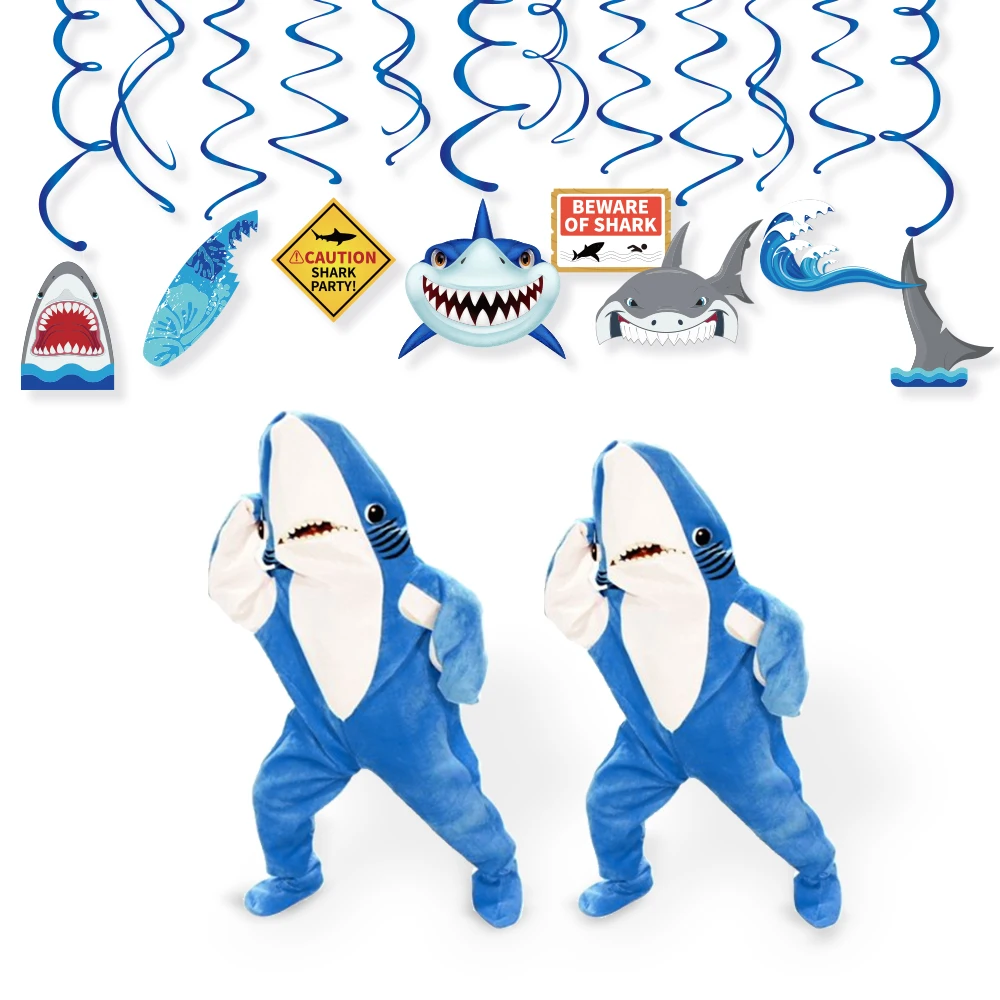 Blue Shark Theme Birthday Party Favors Kids Party Cartoon Shark Spiral Hanging Swirl Decoration Baby Shower Party Supplies XL078
Blue Shark Theme Birthday Party Favors Kids Party Cartoon Shark Spiral Hanging Swirl Decoration Baby Shower Party Supplies XL078