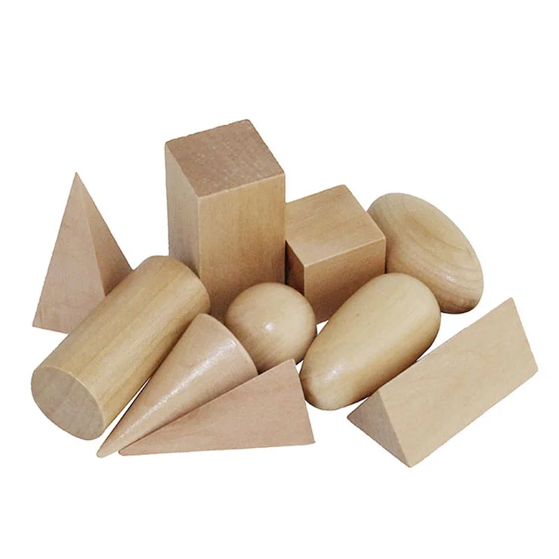 Geometric Wooden Blocks