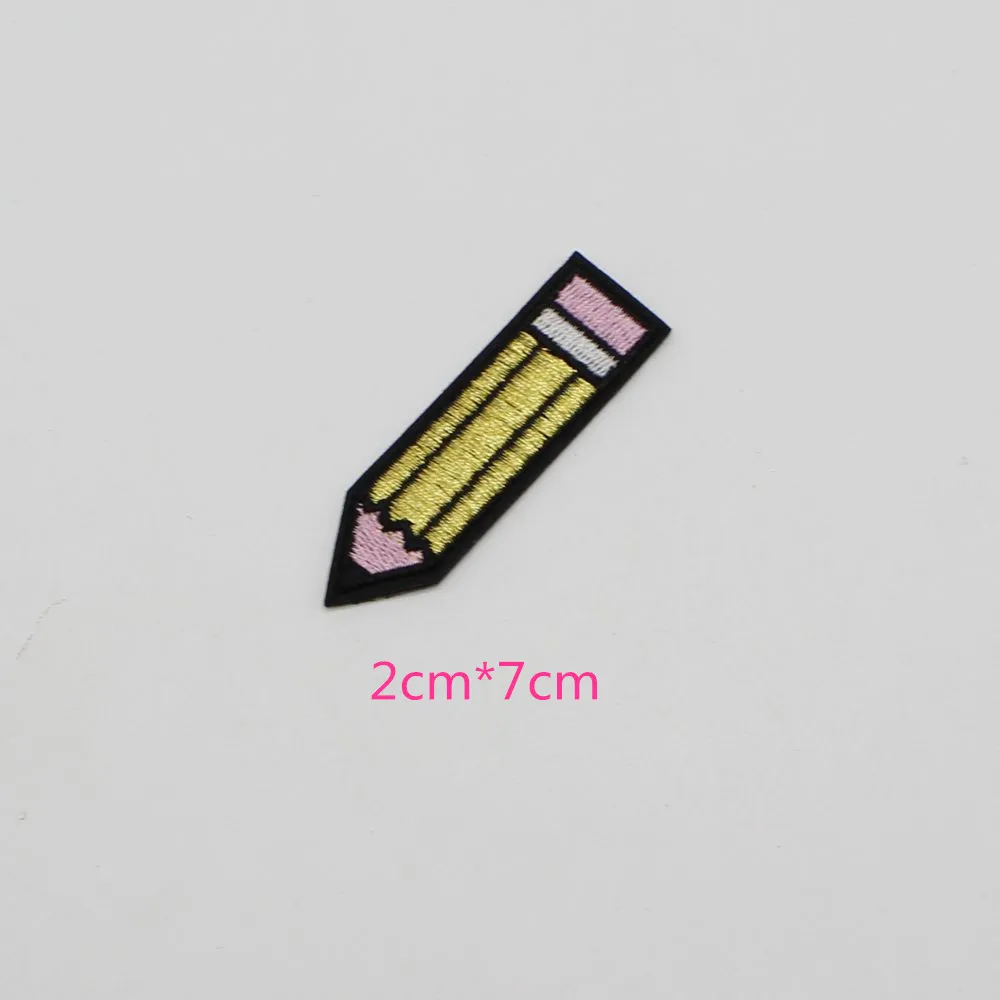 2cm*7cm Pencil patch clothes iron decals embroidery sewing clothes cute cloth patch badge DIY clothing accessories
2cm*7cm Pencil patch clothes iron decals embroidery sewing clothes cute cloth patch badge DIY clothing accessories
