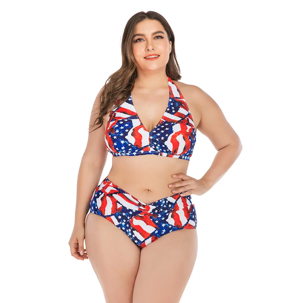 Women Plus Size Bikini Set High Waisted Sexy Solid Swimsuit Push Up Big Chest Swimwear Ladies Summer Bathing Suit 2019 Mujer
Women Plus Size Bikini Set High Waisted Sexy Solid Swimsuit Push Up Big Chest Swimwear Ladies Summer Bathing Suit 2019 Mujer