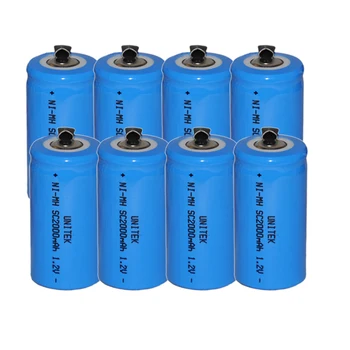 8PCS Sub C SC 1.2V rechargeable battery 2000mah ni-mh nimh cell with welding legs pins tab for vacuum cleaner electric drill
8PCS Sub C SC 1.2V rechargeable battery 2000mah ni-mh nimh cell with welding legs pins tab for vacuum cleaner electric drill