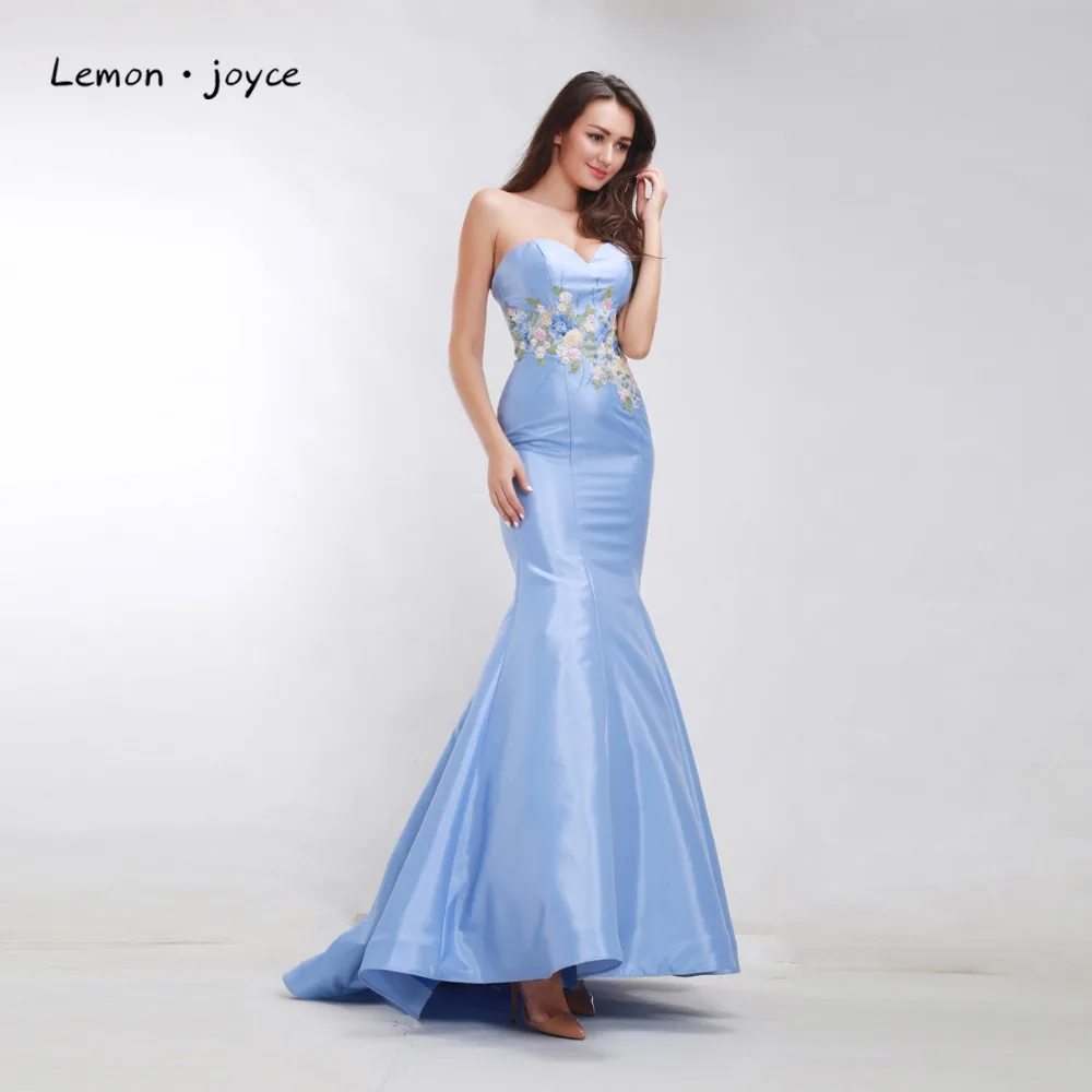 Blue Evening Dresses Mermaid 2019 Sweetheart Appliques Luxury Prom Party Gowns Simple Long Gowns Plus Size
Blue Evening Dresses Mermaid 2019 Sweetheart Appliques Luxury Prom Party Gowns Simple Long Gowns Plus Size