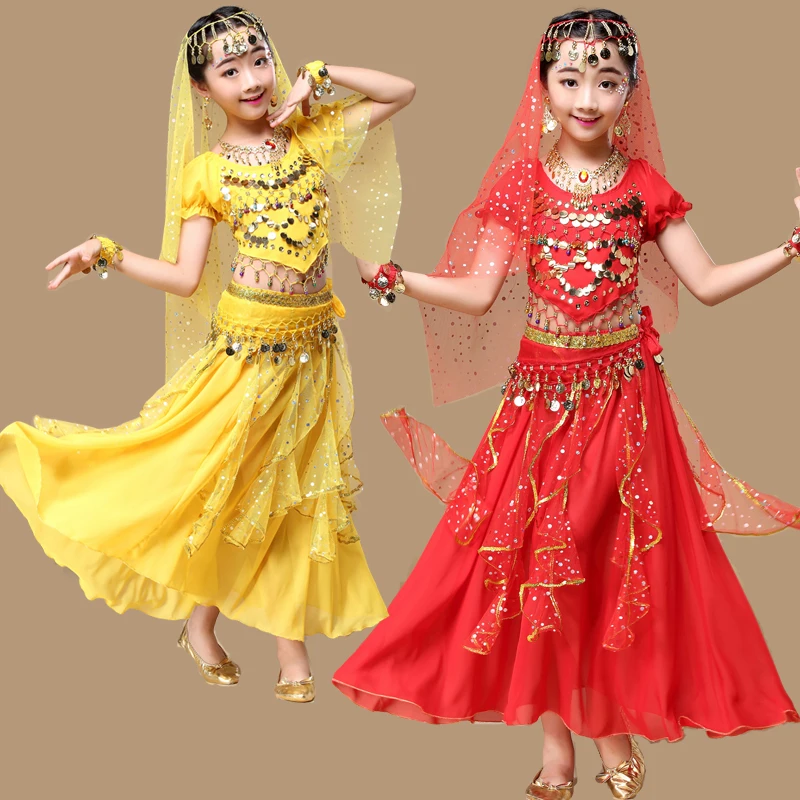 New Kids Girl Children Child Belly Dance Costume Bollywood Indian Bellydance Belly Dancing Costumes 4pcs Sets Egypt Egyptian
New Kids Girl Children Child Belly Dance Costume Bollywood Indian Bellydance Belly Dancing Costumes 4pcs Sets Egypt Egyptian