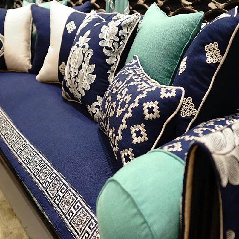 Blue World Top Luxury Cushion Cover Embroidery Pillow Cover Breathable Throw Pillows Cojines Decorativos Para Sofa Commission
Blue World Top Luxury Cushion Cover Embroidery Pillow Cover Breathable Throw Pillows Cojines Decorativos Para Sofa Commission