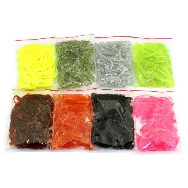 50PCS New Lure spiral T Fish Soft Bait Softbaits Artificial Baits Blackfish Culter Striped Bass Fishing Gear Tool Random Color
50PCS New Lure spiral T Fish Soft Bait Softbaits Artificial Baits Blackfish Culter Striped Bass Fishing Gear Tool Random Color