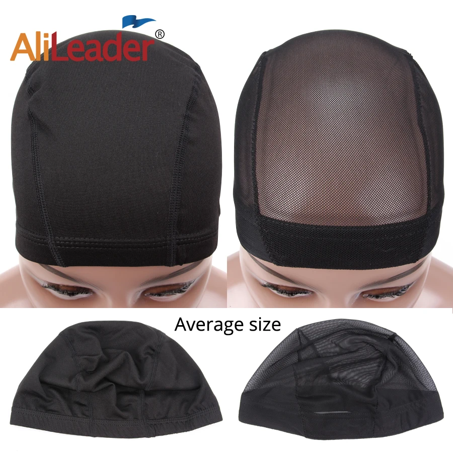 

10Pcs/Lot Black Dome Cornrow Wig Caps Easier Sew In Hair Stretchable Weaving Cap Elastic Nylon Breathable Mesh Net hairnet