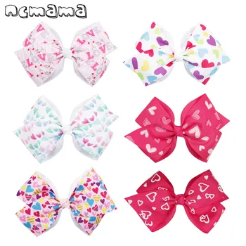 ncmama Hair Accessories Hair Clips For Kids Print Girls Hair Bows 6 Pcs/Lot 5 Inch Valentine's Day Hair Barrettes 2019 New
ncmama Hair Accessories Hair Clips For Kids Print Girls Hair Bows 6 Pcs/Lot 5 Inch Valentine's Day Hair Barrettes 2019 New