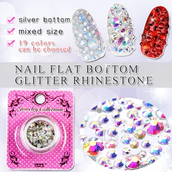 1pot /lot Nail Art Tips Decoration mixed size Shiny Color Cone Shape Glitter Rhinestones
1pot /lot Nail Art Tips Decoration mixed size Shiny Color Cone Shape Glitter Rhinestones