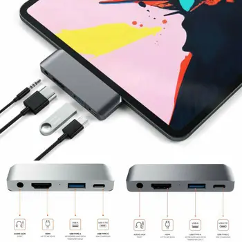PYMH USB 3.0 Aluminum Type-C Mobile Pro Hub Adapter For iPad Pro Device 4K HDMI HOT Laptop Docking Stations
PYMH USB 3.0 Aluminum Type-C Mobile Pro Hub Adapter For iPad Pro Device 4K HDMI HOT Laptop Docking Stations