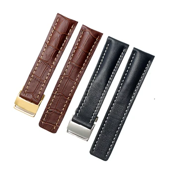 Watch accessories 22/24mm For Breitling aviation chronograph strap Avengers challenger AB20101 men and women leather watch strap
Watch accessories 22/24mm For Breitling aviation chronograph strap Avengers challenger AB20101 men and women leather watch strap