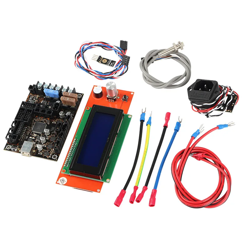 TMC2130 драйвер Einsy rambo1.1a материнская плата + 2004LCD дисплей + Датчик накаливания + PINDA V2 + power panic для Prusa i3 MK3 3d принтер
TMC2130 драйвер Einsy rambo1.1a материнская плата + 2004LCD дисплей + Датчик накаливания + PINDA V2 + power panic для Prusa i3 MK3 3d принтер