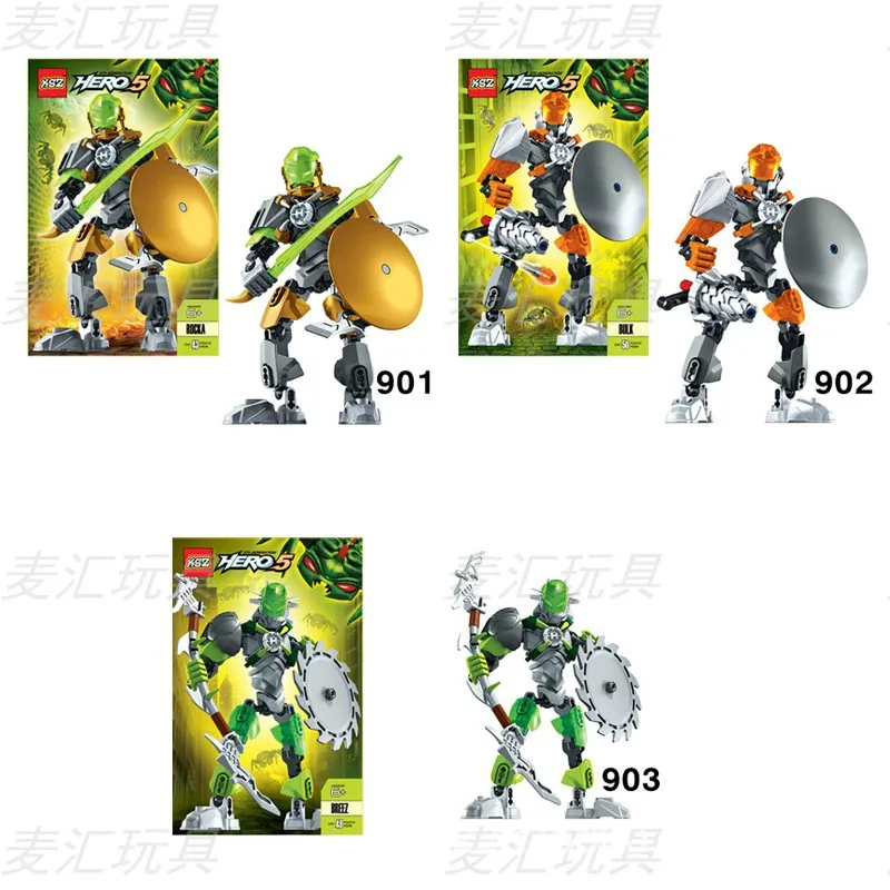 Avengers Bionicle Hero Factory 5 Star Rocka Bulk Breez Robot Building Block Brick Toys for children Compatible with Legoings
Avengers Bionicle Hero Factory 5 Star Rocka Bulk Breez Robot Building Block Brick Toys for children Compatible with Legoings