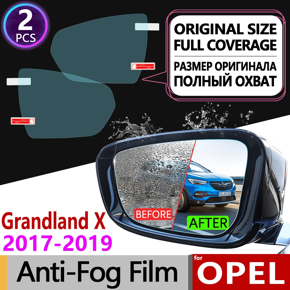 2pc for Opel Grandland X 2017 2018 2019 2020 Full Cover Anti Fog Film Rearview Mirror Anti-Fog Accessories Car Stickers Vauxhall 
2pc for Opel Grandland X 2017 2018 2019 2020 Full Cover Anti Fog Film Rearview Mirror Anti-Fog Accessories Car Stickers Vauxhall
