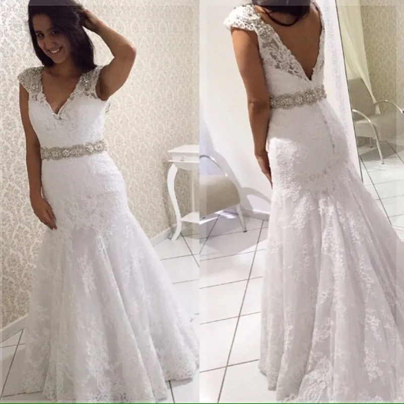 Vestido de Noiva 2021 Beaded V Neck Wedding Dress lace Open Back Wedding Dress Cap Sleeve Bridal Gowns Robe De Mariage Casamento
Vestido de Noiva 2021 Beaded V Neck Wedding Dress lace Open Back Wedding Dress Cap Sleeve Bridal Gowns Robe De Mariage Casamento