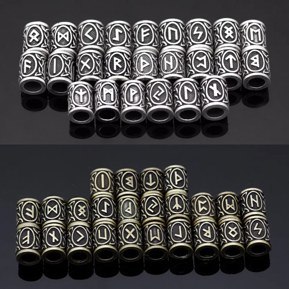 24pcs/lot Full Set Viking Runes Beads Charms for Beards Hair TIWAZ TYR Sol Rune Odal Futhark Rune Necklace DIY Accessories
24pcs/lot Full Set Viking Runes Beads Charms for Beards Hair TIWAZ TYR Sol Rune Odal Futhark Rune Necklace DIY Accessories