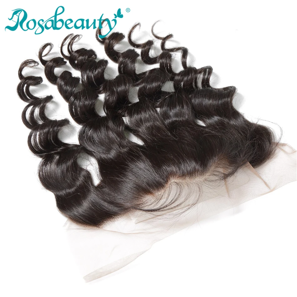 Rosabeauty Brazilian Loose Wave Lace Frontal Closure Pre-plucked with Baby Hair Remy Ear to Ear 13x4 Human Hair Frontal
Rosabeauty Brazilian Loose Wave Lace Frontal Closure Pre-plucked with Baby Hair Remy Ear to Ear 13x4 Human Hair Frontal