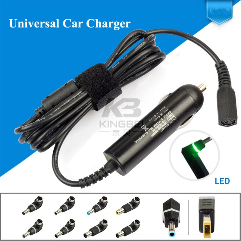 Image Smart Multifunctional Universal Car Charger Laptop Adapter Max90W 19V 20V Power supply Charge in cars via cigarette lighter