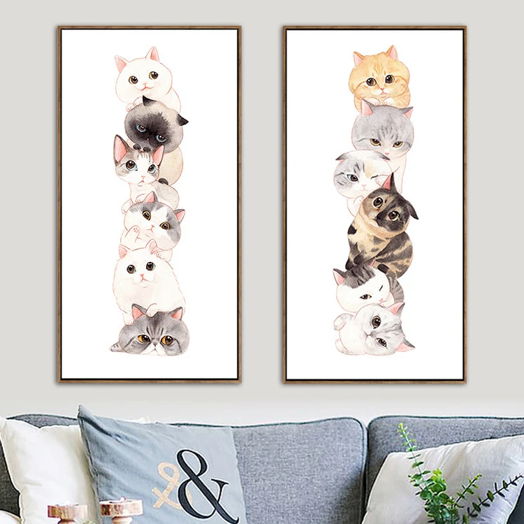 New DIY 5D diamond painting cat animal lovely full drill cross stitch children's bedroom adornment embroidery diamond-painting
New DIY 5D diamond painting cat animal lovely full drill cross stitch children's bedroom adornment embroidery diamond-painting