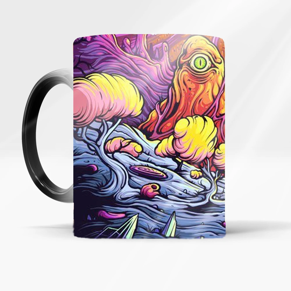 Color Changing Sensitive Rick And Morty Mug