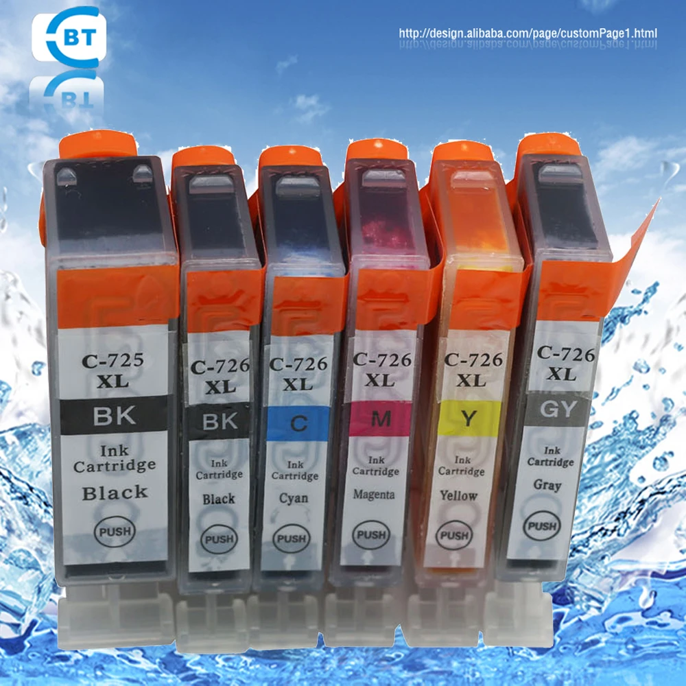 5pcs compatible canon pgi725bk cli-726 ink cartridge for CANON PIXMA MX886 IP4870 IP4970 IX6560 MG5170 MG5270 MG5370
5pcs compatible canon pgi725bk cli-726 ink cartridge for CANON PIXMA MX886 IP4870 IP4970 IX6560 MG5170 MG5270 MG5370