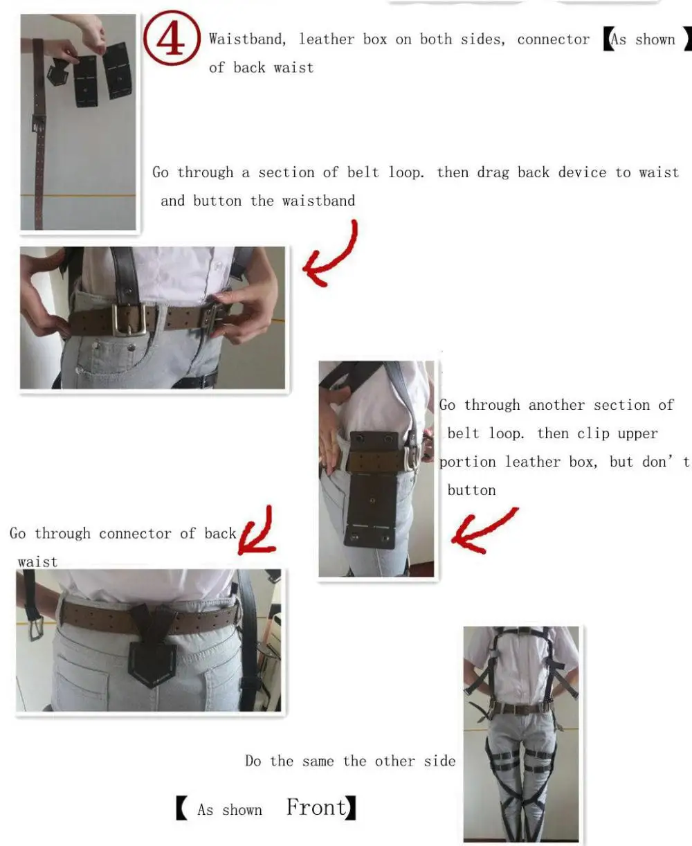 SHEYOU Attack On Titan Japanese Anime Shingeki No Kyojin Recon Corps Harness Belts Hookshot Cosplay Costume Adjustable 14 SHEYOU Attack On Titan Japanese Anime Shingeki No Kyojin Recon Corps Harness Belts Hookshot Cosplay Costume Adjustable -Zentai shop online