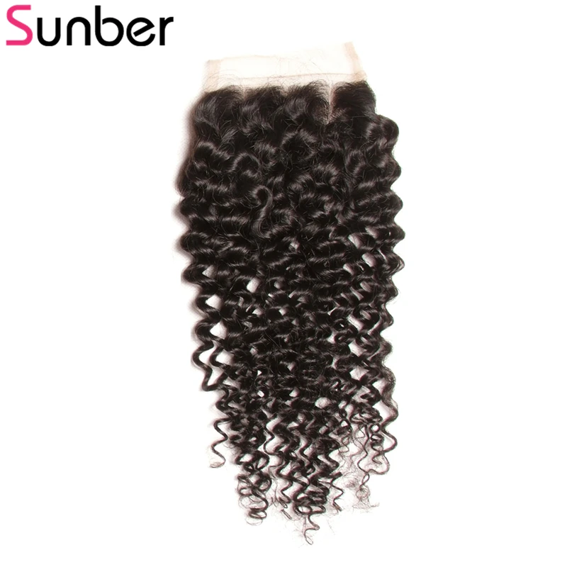 Sunber Remy Hair Malaysian Curly Hair 4x4 Lace Closure Free Part Middle Three Parting 10-20 Inch Can Be Mixed With Bundles
Sunber Remy Hair Malaysian Curly Hair 4x4 Lace Closure Free Part Middle Three Parting 10-20 Inch Can Be Mixed With Bundles