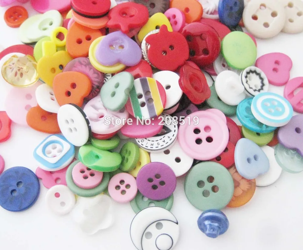 Randomly 200pcs Resin Sewing Buttons for Scrapbooking Decoration Mix shapes Assorted colorful Botoes
Randomly 200pcs Resin Sewing Buttons for Scrapbooking Decoration Mix shapes Assorted colorful Botoes