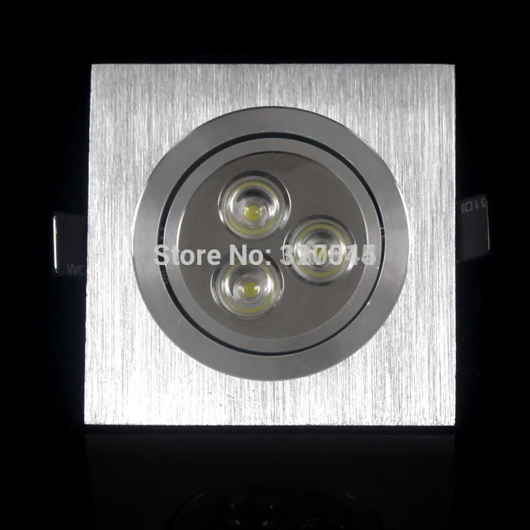 High Power Dimmable 110v 220v 230v 3X3W 9W Recessed LED Ceiling DownLight Square Panel
High Power Dimmable 110v 220v 230v 3X3W 9W Recessed LED Ceiling DownLight Square Panel