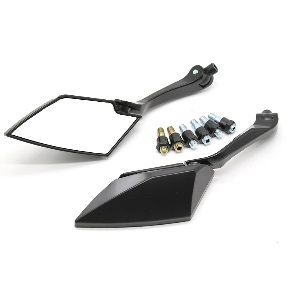 Universal Motorcycle Rear View Mirrors 8mm 10mm For SUZUKI gn 125 dl 650 For YAMAHA tmax 500 bws 125 yzf-r6 For HONDA etc.
Universal Motorcycle Rear View Mirrors 8mm 10mm For SUZUKI gn 125 dl 650 For YAMAHA tmax 500 bws 125 yzf-r6 For HONDA etc.