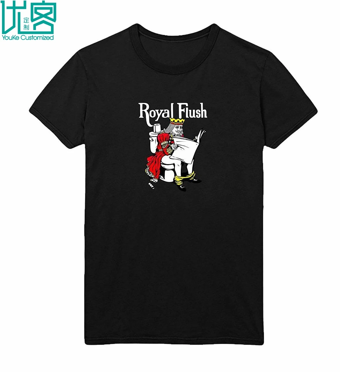 Clothing Royal Flush Poker Toilet Funny King Tshirt T-Shirt Men Men's 1214 2019 Summer Men's Short Sleeve T-Shirt
Clothing Royal Flush Poker Toilet Funny King Tshirt T-Shirt Men Men's 1214 2019 Summer Men's Short Sleeve T-Shirt