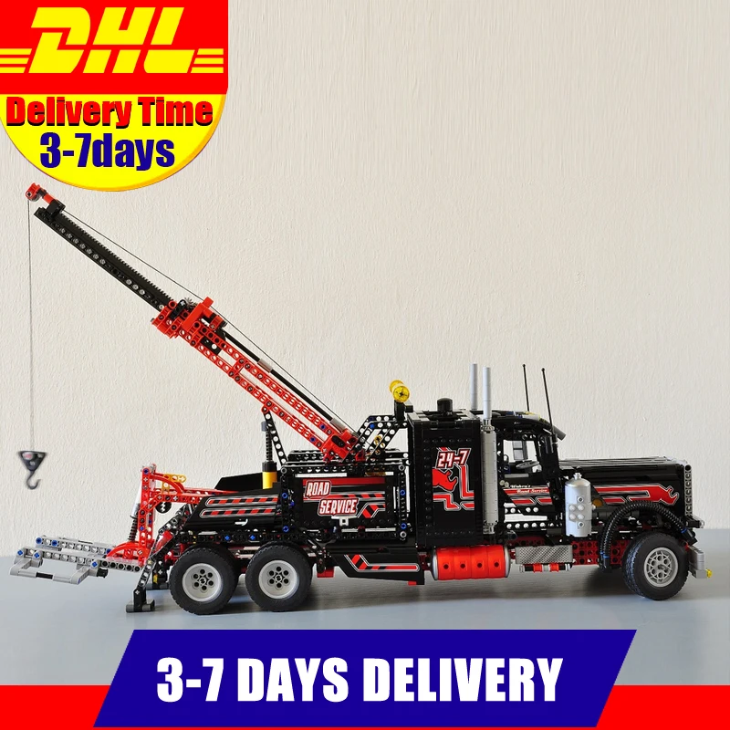 DHL LEPIN 20020 1877pcs Technic Series The American Heavy Container Trucks Model Building Blocks Bricks Clone Toy 8285
DHL LEPIN 20020 1877pcs Technic Series The American Heavy Container Trucks Model Building Blocks Bricks Clone Toy 8285