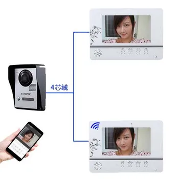 New Arrival WIFI Wireless Intercom System Doorbell with 7"Acrylic Panel Screen,Wired Video Door Phone,800TVL HD Outdoor Unit 1V2
New Arrival WIFI Wireless Intercom System Doorbell with 7"Acrylic Panel Screen,Wired Video Door Phone,800TVL HD Outdoor Unit 1V2
