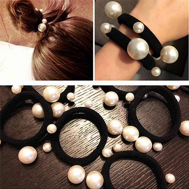 3Pc imitation pearls fashion Elastic black Bands Girl Rope Gum Rubber Band tie bun holder Size:Approx.6cm
3Pc imitation pearls fashion Elastic black Bands Girl Rope Gum Rubber Band tie bun holder Size:Approx.6cm