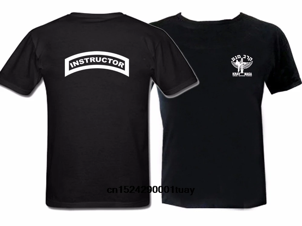 2018 Summer Mens Man Fashion Round Collar T Shirt Krav Maga Instructor Front Back Print Customized Black summer Tee T Shirt
2018 Summer Mens Man Fashion Round Collar T Shirt Krav Maga Instructor Front Back Print Customized Black summer Tee T Shirt