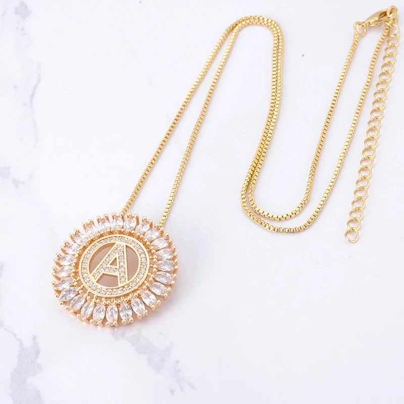 ZHINI Trendy Golden Color Copper White Cubic Zirconia Letter Pendant Necklaces Women's Fashion Jewelry Fashion Jewelry for Women
ZHINI Trendy Golden Color Copper White Cubic Zirconia Letter Pendant Necklaces Women's Fashion Jewelry Fashion Jewelry for Women