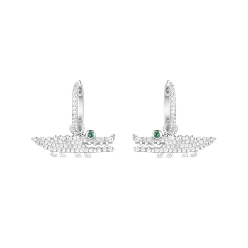 Cute Crocodile Animal Stud Earring 925 Sterling Silver Paved AAA Zircon Stone Hoop Stud Earrings Jewelry Women Wedding Gift
Cute Crocodile Animal Stud Earring 925 Sterling Silver Paved AAA Zircon Stone Hoop Stud Earrings Jewelry Women Wedding Gift