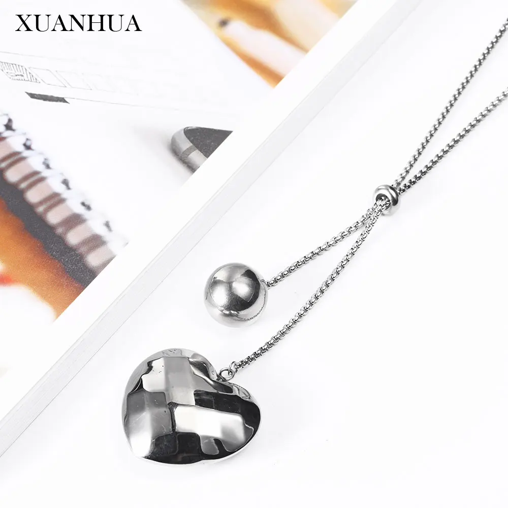 XUANHUA Charm Heart Pendant Choker Necklace Stainless Steel Jewelry Woman Vogue 2019 Fine Jewelry Accessories Bohemian
XUANHUA Charm Heart Pendant Choker Necklace Stainless Steel Jewelry Woman Vogue 2019 Fine Jewelry Accessories Bohemian