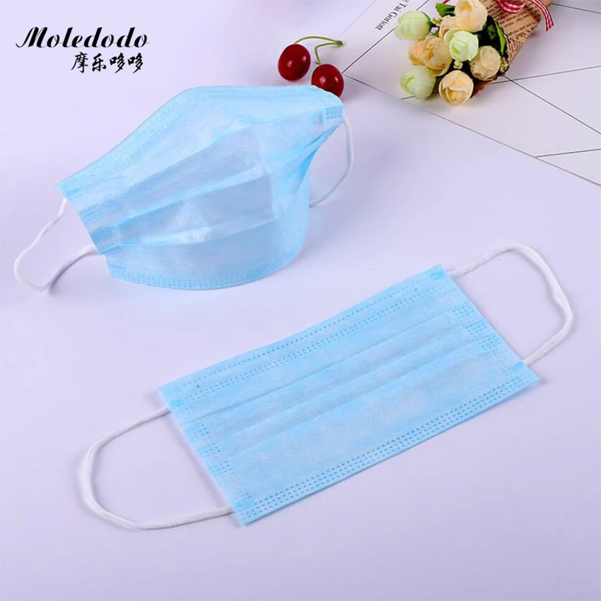 10pcs Disposable Mouth Mask 3-Layer Non-woven Face Mask Anti Dust Mouth Nose Cover Medical Respirators Unisex Color Packing D50
10pcs Disposable Mouth Mask 3-Layer Non-woven Face Mask Anti Dust Mouth Nose Cover Medical Respirators Unisex Color Packing D50