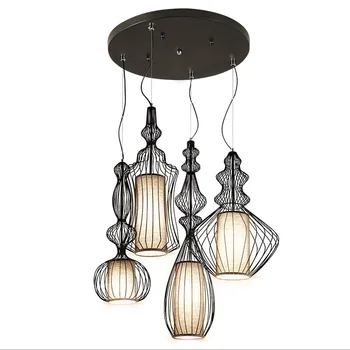 North European style creative bird cage pendant lamp bedroom fixture Suspension Luminaire vintage led pendant light black/white
North European style creative bird cage pendant lamp bedroom fixture Suspension Luminaire vintage led pendant light black/white
