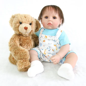 20" 50cm Bebe reborn vinyl silicone reborn baby dolls toys gift with bear plush best children gift reborn babies doll
20" 50cm Bebe reborn vinyl silicone reborn baby dolls toys gift with bear plush best children gift reborn babies doll