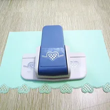 Gran Lujo borde repujado punzón scrapbooking hecho a mano borde dispositivo DIY cortador de papel encaje para manualidades regalo perforadora de papel(China)