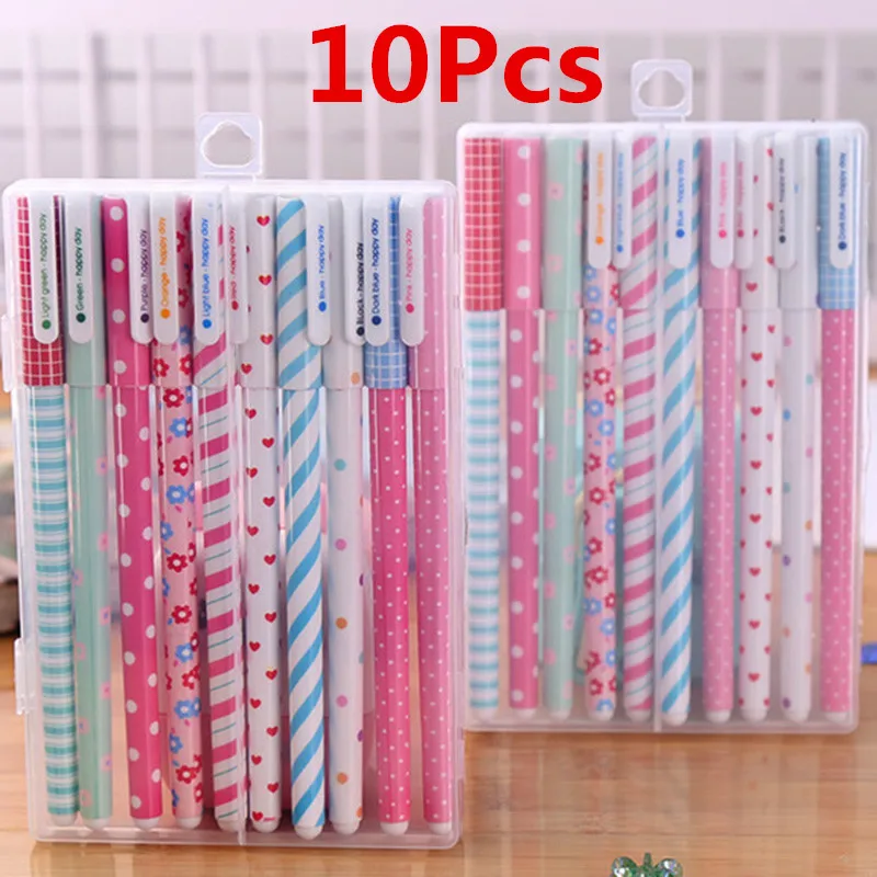 10PCS/Lot Color Gel Pen Set Writing Gel Ink Pens Craft Art Drawing Painting Ballpoint Pen School Office Stationery Supplies
10PCS/Lot Color Gel Pen Set Writing Gel Ink Pens Craft Art Drawing Painting Ballpoint Pen School Office Stationery Supplies