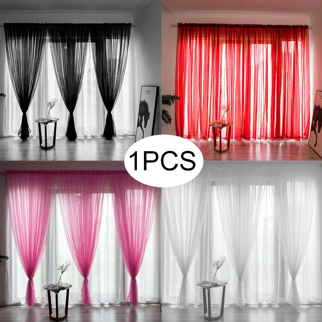 Leaves Sheer Curtain Tulle Window Treatment Voile Drape Valance Panel Fabric Color Terex monolithic rods 200x100cm new 416
Leaves Sheer Curtain Tulle Window Treatment Voile Drape Valance Panel Fabric Color Terex monolithic rods 200x100cm new 416