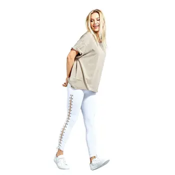 Women Fashion Casual Leggings Ladies White Black Fitness Leggings Workout Mid Waist Eyelet Strap Pants Fitness Elastic Leggings
Women Fashion Casual Leggings Ladies White Black Fitness Leggings Workout Mid Waist Eyelet Strap Pants Fitness Elastic Leggings